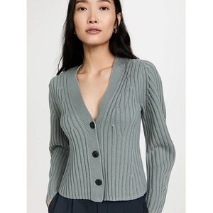 ISO Vince Poet Sleeve Wool Cashmere Blend Cardigan Size XL